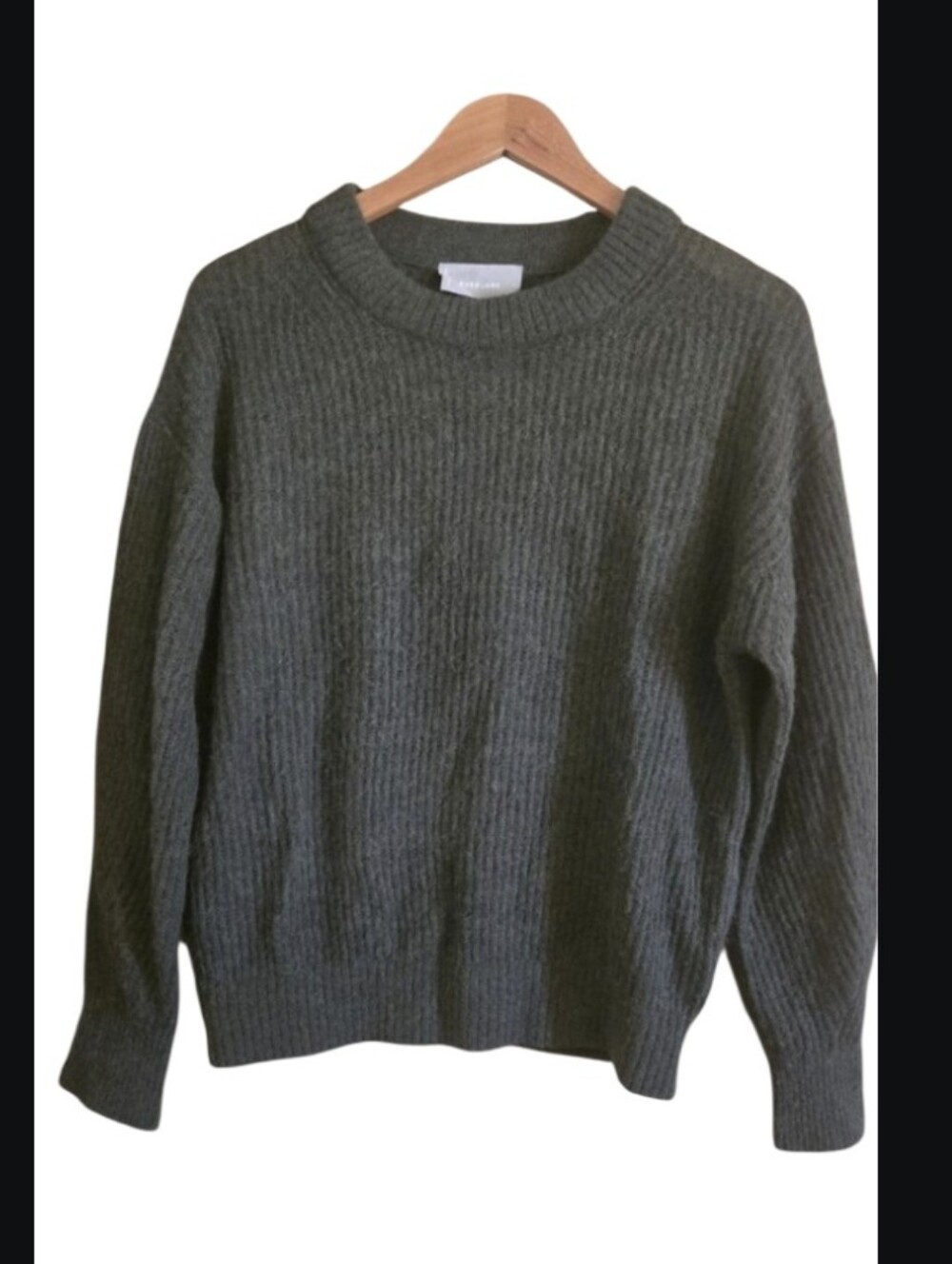 Everlane Alpacha Wool Crewneck Knit Sweater